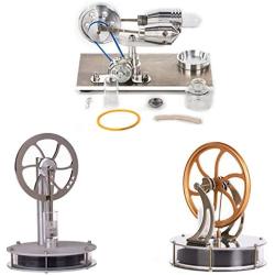 Sunnytech Low Temperature Stirling Hot Air Stirling Engine Motor LT001-SC010-DWCL