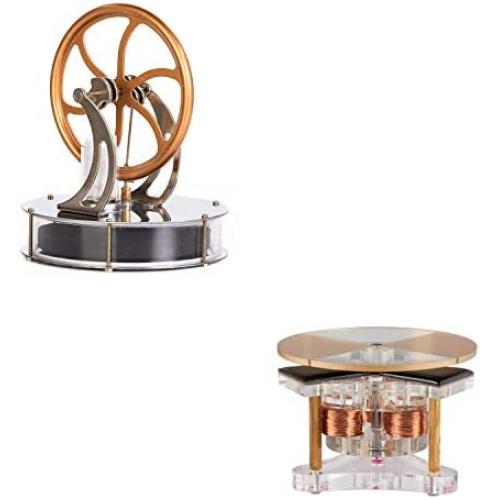 Sunnytech Low Temperature Stirling Solar Vertical Disc Shape Mendocino Motor Magnetic LT001-QZ02
