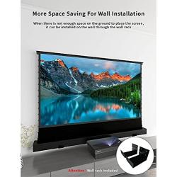 VIVIDSTORM-ALR Screens,S PRO P 110 inch Perforate Sound Transparent ALR UST Motor Tension pop-up Projector Screen 16: 9 Home Theatre System Compatible with UST Laser TV Projector,VSDSTUST110HP-WB