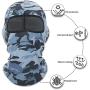 2 Pieces Bandana Face Hat for Outdoor Motorcycle Ski Mask Winter Sun Camouflage Face Cover for Sports Windproof Dustproof