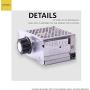 Régulateur Électronique de Tension 4000W Thermostat Contrôleur Moteur SCR Réglage de Vitesse Régulateur Thermique de Puissance Contrôleur de Moteur Tension Dimmer Thyristor Puissance Élevée 110V-220V Régulateur Électronique de Tension 4000W Thermostat Contrôleur Moteur SCR Réglage de Vitesse Régulateur Thermique de Puissance Contrôleur de Moteur Tension Dimmer Thyristor Puissance Élevée 110V-220V