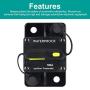 100 Amp Circuit Breaker,with Manual Reset,12V-48V DC, for Car Marine Trolling Motors Boat ATV Manual Power Protect and Automotive Marine Boat Audio System Protection 100 Amp Circuit Breaker,with Manual Reset,12V-48V DC, for Car Marine Trolling Motors Boat ATV Manual Power Protect and Automotive Marine Boat Audio System Protection