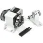 RATTMMOTOR Reducing Ratio 4:1 CNC 4th-axis A-axis Rotation-axis, 4 Jaw K12-65mm Chuck Tip Indexing Head with Nema17 2-Phase 4-Wire Stepper Motor + 54mm Tailstock for CNC Router Engraving Machine