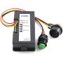 SDTC Tech 6V-30V 8A DC Motor Speed Controller 6V 12V 24V PWM Stepless Speed Control Switch Adjustable Driver Regulator with Duty Cycle LED Digital Display & Knob