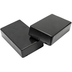 Onwon 5Pcs Black Waterproof Plastic Electric Project Case Junction Box 3.94 x 2.36 x 0.98 inches(100x60x25mm).