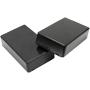 Onwon 5Pcs Black Waterproof Plastic Electric Project Case Junction Box 3.94 x 2.36 x 0.98 inches(100x60x25mm).