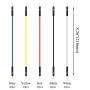 XINGYHENG 150PCS 5 Colors 1Pin 2.54mm Male to Male Breadboard Jumper Wire PVC Soldering Brushless Motor Double-end Tinning Connector Cable(PCB Jump Circuit Board Cable Wire Set) 200mm
