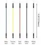 XINGYHENG 150PCS 5 Colors 1Pin 2.54mm Male to Male Breadboard Jumper Wire PVC Soldering Brushless Motor Double-end Tinning Connector Cable(PCB Jump Circuit Board Cable Wire Set) 200mm