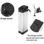 Batterie Électrique de Vélo 36V 10AH 360Wh Wnicek – Verrouillable Cycle – Batterie Li-ion 10000mAh avec Port de Sortie 4 Broches et Chargeur 42V pour Moteur EBike 200W~500W Batterie Électrique de Vélo 36V 10AH 360Wh Wnicek – Verrouillable Cycle – Batterie Li-ion 10000mAh avec Port de Sortie 4 Broches et Chargeur 42V pour Moteur EBike 200W~500W