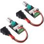 Shutao 2pcs 6V 12V 24V 28V 3A 80W DC Motor Speed Controller PWM Speed Adjustable Reversible Switch 1203BB DC Motor Driver Reversing