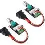 Shutao 2pcs 6V 12V 24V 28V 3A 80W DC Motor Speed Controller PWM Speed Adjustable Reversible Switch 1203BB DC Motor Driver Reversing