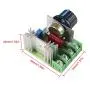 DIANN 2pcs 2000W PWM AC Motor Speed Control Module Dimmer Speed Regulator 50-220V 25A Constant Adjustable Voltage Regulator
