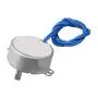 Homeswitch Metal TYC-50 Double Flat Shaft CW/CCW Undirectional Speed Reduction Synchronous Motor AC110V 4-5RMP Silver