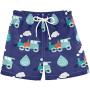 Aflyko Boys Board Shorts Vehicle Bathing Suit Girls Beach Swimwear Quick Dry All Day Shorts