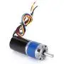 CM36-3650 Reduction Geared Motor,Brushless DC Motor Mechanical Parts Metal Gear High Torsion Low-Noise Wear-Resistant 12V 36MM Mini DC Motor High Torque Gear (1600RPM)