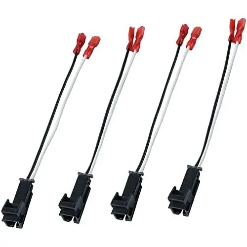 QTTECH 72 4568 4 Pack Speaker Harness for Selected General Motor Vehicles Chevy Buick Total Adapters Black QTTECH 72 4568 4 Pack Speaker Harness for Selected General Motor Vehicles Chevy Buick Total Adapters Black