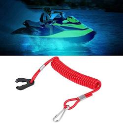 Boat Engine Motor Kill Stop Switch, Outboard Engine Ignition Emergency Kill Stop Switch Key Lanyard Rope Clip (for All Series)