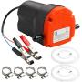 PLUMIA Oil Change Pump Extractor 12V 80W, Upgraded Diesel Fluid Scavenge Suction Oil Transfer Pump with Tube, Marine Oil Change Pump and Electric Oil Pump, For Boat Car Motorcycle ATV