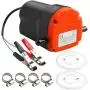 PLUMIA Oil Change Pump Extractor 12V 80W, Upgraded Diesel Fluid Scavenge Suction Oil Transfer Pump with Tube, Marine Oil Change Pump and Electric Oil Pump, For Boat Car Motorcycle ATV