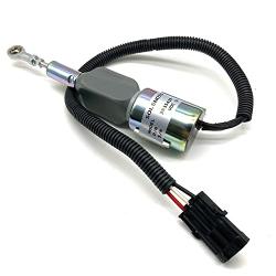 KanLi K.L DC 12V Fuel Shut Off Stop Solenoid 3935429 3935431 SA-4755-12 for Cummins 6BT 5.9L Engine, Black