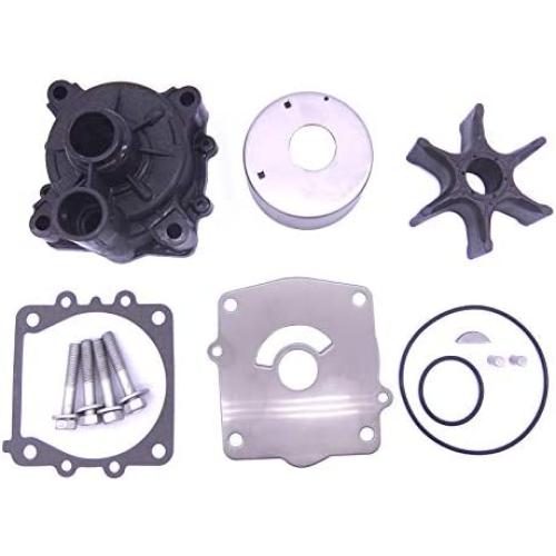 Boat Motor 61A-W0078-01 61A-W0078-A1 65L-W0078-A0 64L-W0078-00 Water Pump Repair Kit with Housing for Yamaha 150HP 175HP 200HP 225HP 250HP 300HP Outboard Engine,for Sierra Marine 18-3395 18-3396