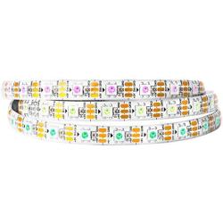 WS2812B ECO LED Strip,BTF-LIGHTING Chasing Effects 5050SMD Individually Addressable 3.3FT 100 (2x50)Pixels/m Flexible White FPCB Dream Color IP65 Waterproof for Bedroom DIY Projectsetc DC5V