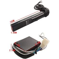 MASO 12V Blue Vehicle Car Flameout Delay Turbo Timer,LED Display, Auto Device Black Pen Control
