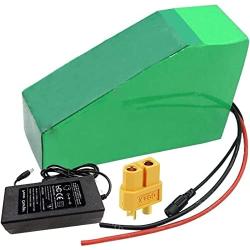 Jieoto 48V 15Ah E-Bike Lithium Battery Pack, Electric Bicycle Scooter Battery with Charger, for Electric Bicycle 250W 350W 500W 800W Motor