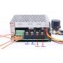KNACRO PWM DC motor governor 12V 24V 36V 48V (10-50V) 40A 2000W reversing switch electric push rod motor controller button