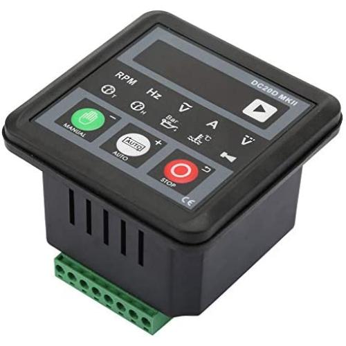 PUSOKEI MKII Small Genset Controller, with Auto Start/Stop Function Air Cooled Genset Controller for Diesel Engine or Generator