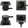 Unidanho Fire Burn Pot and Hot Rod Ignitor,Auger Motor,Grill Induction Fan Kit,Replacement Parts with Screws and Fuse for Pit Boss and Traeger Wood Pellet Grill
