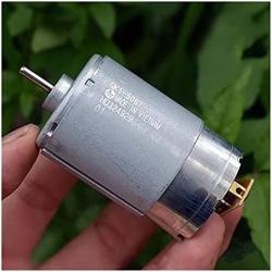 Nuojie Electronic Components Motor RS-555PH DC Motor RS555 High Torque Micro Motor 555 DC 24-48V 3600RPM Brush Motor Low Current Low Speed DIY Copier Motor (Speed(RPM) : Motor and Pulley)