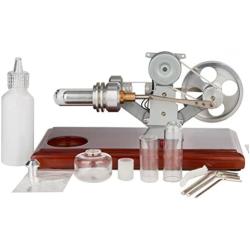 Sunnytech Hot Air Stirling Engine Education Toy Electricity Power Generator LED (FD01)