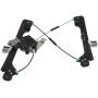 Front Passenger Side Power Window Regulator and Motor Assembly Compatible with Cadillac SRX 2010-2015 Saab 9-4X 2011