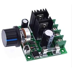 12V-40V 32V 10A Auto PWM DC Motor Speed Controller Regulator Governor with Knob Switch Volt Regulator Dimmer 400W Board Module