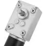 Moteur à engrenage en forme d'évent 12V DC 200RPM, arbre femelle 8mm, réduction turbine à couple élevé. Moteur à engrenage en forme d'évent 12V DC 200RPM, arbre femelle 8mm, réduction turbine à couple élevé.