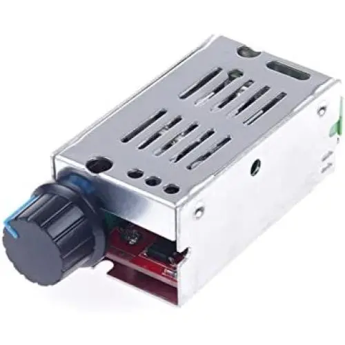 KNACRO 12V Motor Speed Controller,DC Motor Driver Board for Brush Motor 7V-60V 20A 420W PWM Control 12V 24V 36V 48V Regulator Cooling Fans Dimmer Governor Pulse Width Modulator with Adjust Knob