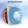 HRSTAR Original New K2E250-AH38-16 Cooling Fan 145/100W 115VAC Ball Bearing for Cabinet Filter Fans