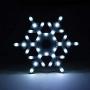 Treedix LED Snowflake Christmas Xmas Light Touch Control 11 Flashing Mode Compatible with Arduino UNO Projects（36 Led Lights））