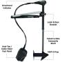 Minn Kota Edge Freshwater Cable-Steer Bow-Mount Trolling Motor with Heel-Toe Foot Control and Latch & Door Bracket, 45 lbs Thrust