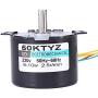Heayzoki 2.5 20r/min Permanent Magnet Synchronous Motor CW/CCW,AC Synchronous Motor,AC220V 10W 0.5A,Stable, Durable, and Compatible. (2.5r/min)
