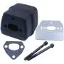 Exhaust Muffler Bolt Heat Shield Gasket Kit for HUSQVARNA 137 142 e 136 141 LE 41 36 545006044 Chainsaw Engine Motor Spare Parts