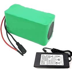 Jieoto Electric Bike Battery 24V 9000mAh 29.4V Li-ion Battery Pack 7S3P with a Charger Fit for 200W 250W 300W 350W 400W 450W 500W Motor Electric Bicycle Scooter