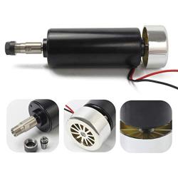 RATTMMOTOR ER11 Spindle Motor 500W Air Cooled Spindle Motor 52mm 48VDC 12000RPM 600mN.m + ER11 Chuck 3.175mm Collet for DIY NC Router Engraver Milling Machine