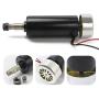 RATTMMOTOR ER11 Spindle Motor 500W Air Cooled Spindle Motor 52mm 48VDC 12000RPM 600mN.m + ER11 Chuck 3.175mm Collet for DIY NC Router Engraver Milling Machine