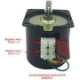 Bringsmart 60ktyz 80rpm Ac Motor Low Noise Gearbox Electric Motor Barbecue High Torque Low Speed 110V Synchronous AC Reduction Motor (110V 80rpm)
