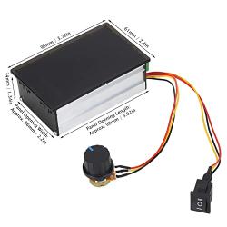 Motor Speed Controller - PWM Motor Speed Controller Stepless Regulator Variable CW CCW Push Button Switch DC6‑60V 20A ES3