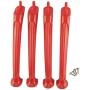 Upgraded Spare Parts Replacement for Syma X5S X5SC X5SW RC Quadcopter Rc Helicopter Copter Toy Motor Main Blade Propellers Propeller Protectors Blades Frame Landing Skid Included Screws Set (Red)