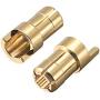 uxcell 6mm Bullets Connector Gold Plated Banana Plugs Male for RC Battery ESC Motor 10pcs