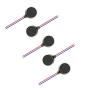 DaFuRui 30PCS 10mmx3.4mm Mini Vibration Motors DC 3V 11000rpm Flat Coin Button-Type Micro DC Vibrating Motor for Mobile Cell Phone Pager Tablet Household Appliances
